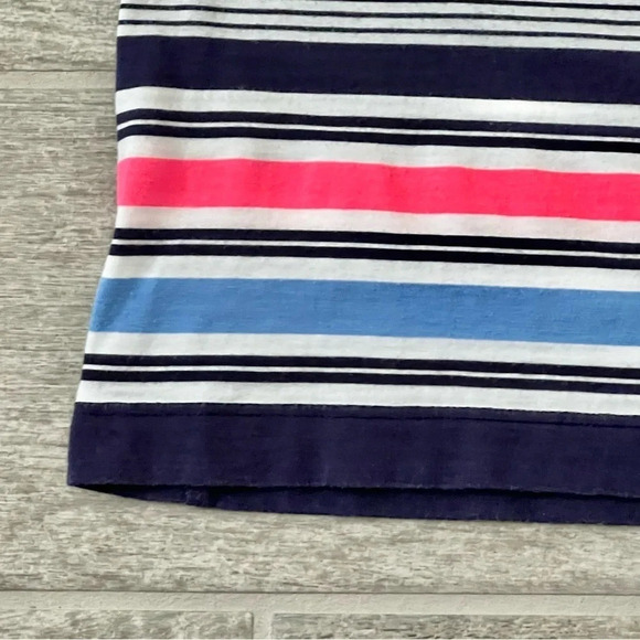 LILLY PULITZER Noelle Striped Shift Dress in Blue White Pink Cotton Size XS - Picture 5 of 9